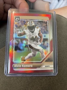 2024 Panini Donruss Optic - Alvin Kamara #140 Red 076/125 Saints - Picture 1 of 2