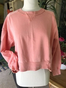 Neu ohne Etikett Free Movement FP Damen Cropped Sweatshirt Oberteil Pale Peach Gr. XS - Bild 1 von 24