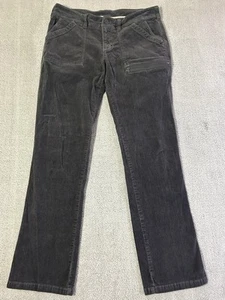The North Face Corduroy Pants Women's 10 Gray Straight Hiking Camping Outdoors - Picture 1 of 19
