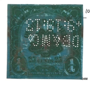 U S Stamps Revenues Beer Stamps Scott REA93 1/4 barrel cv 10.00 - Picture 1 of 1