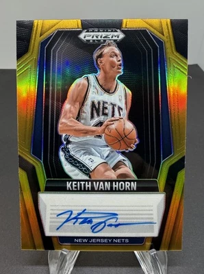 2024-25 Prizm Black Keith Van Horn 08/10 Signatures Gold Prizm Foto 1 de 2