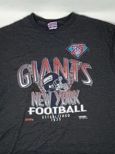 Vintage 1994 New York Giants NFL Trench Anniversary T Shirt (XL) - Picture 1 of 8