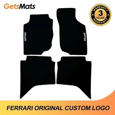 Alfombrillas de terciopelo de calidad para Toyota Hilux 2005-2014 Foto 1 de 4