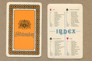 CANADIAN SCHENLEY DESTILLERES Índice INTERCAMBIO TARJETA DE JUEGO - Imagen 1 de 3