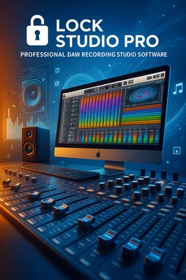 LOCK STUDIO PRO - Software de estudio de grabación profesional entregado en CD/USB +  Foto 1 de 4