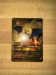 Charizard V Wild Flames 500K HP 508 lámina de oro NUEVO - Imagen 1 de 2