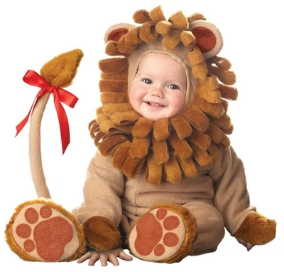 Unisex Bebé León Disfraz Niño Infante Marrón X-S Halloween Juguetes de Vestir Foto 1 de 4