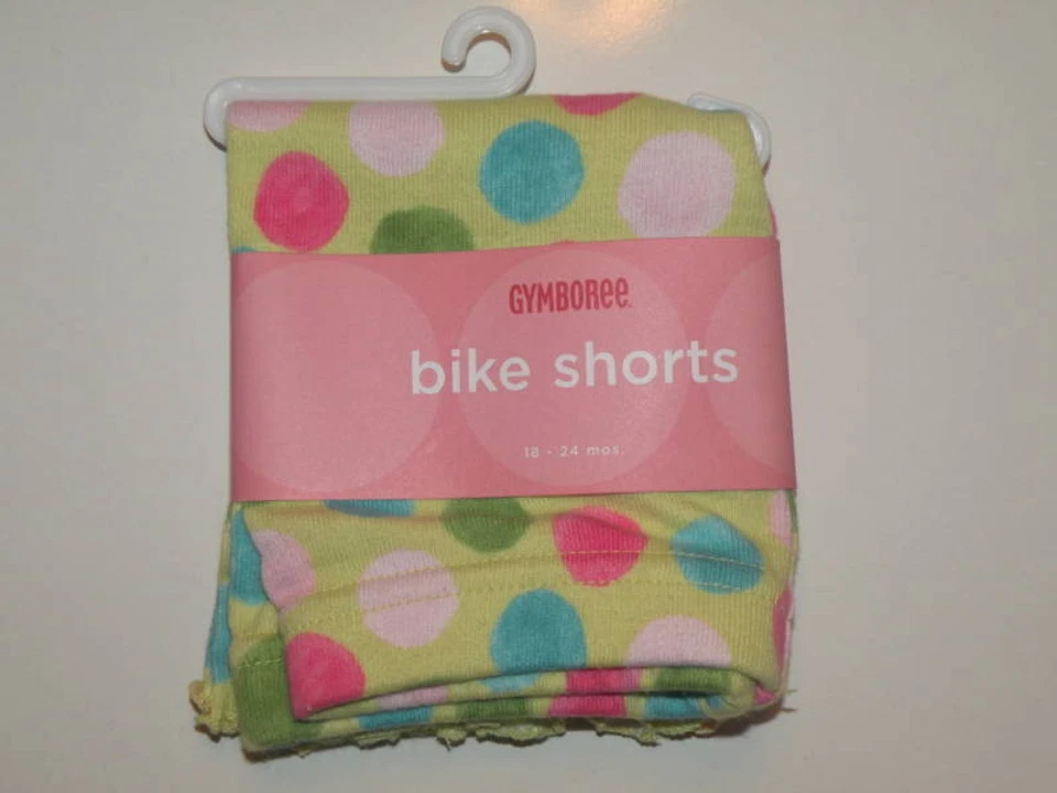 GYMBOREE FLOR JARDÍN VERDE con COLOR PUNTO BICICLETA CORTA 3 6 12 18 24 2T 3T NUEVO CON ETIQUETAS  Foto 1 de 1