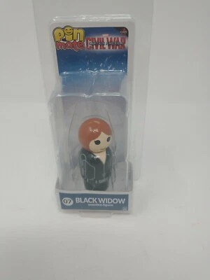 Pin Mate 07 Viuda Negra Capitán América Guerra Civil Figura Madera Vengadores Marvel Foto 1 de 4