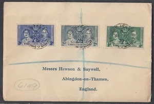 Turks & Caicos Scott 75-7 FDC - 1937 Emissione Incoronazione - Foto 1 di 1
