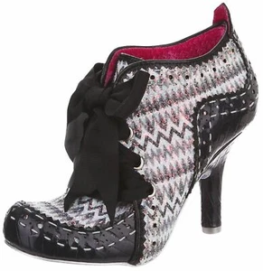 Irregular Choice Abigail's Third Party Black Womens Ankle Boots - Picture 1 of 5