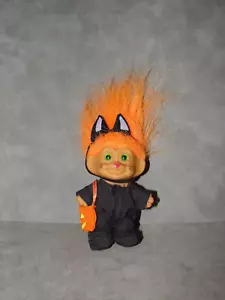 Bambola Troll 3" Russ Halloween Gatto Donna Arancione - Foto 1 di 1