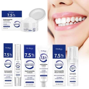 1x Hydroxyapatite Tooth Powder Care Cleaning Powder Freshening Breath Teeth - Picture 1 of 16