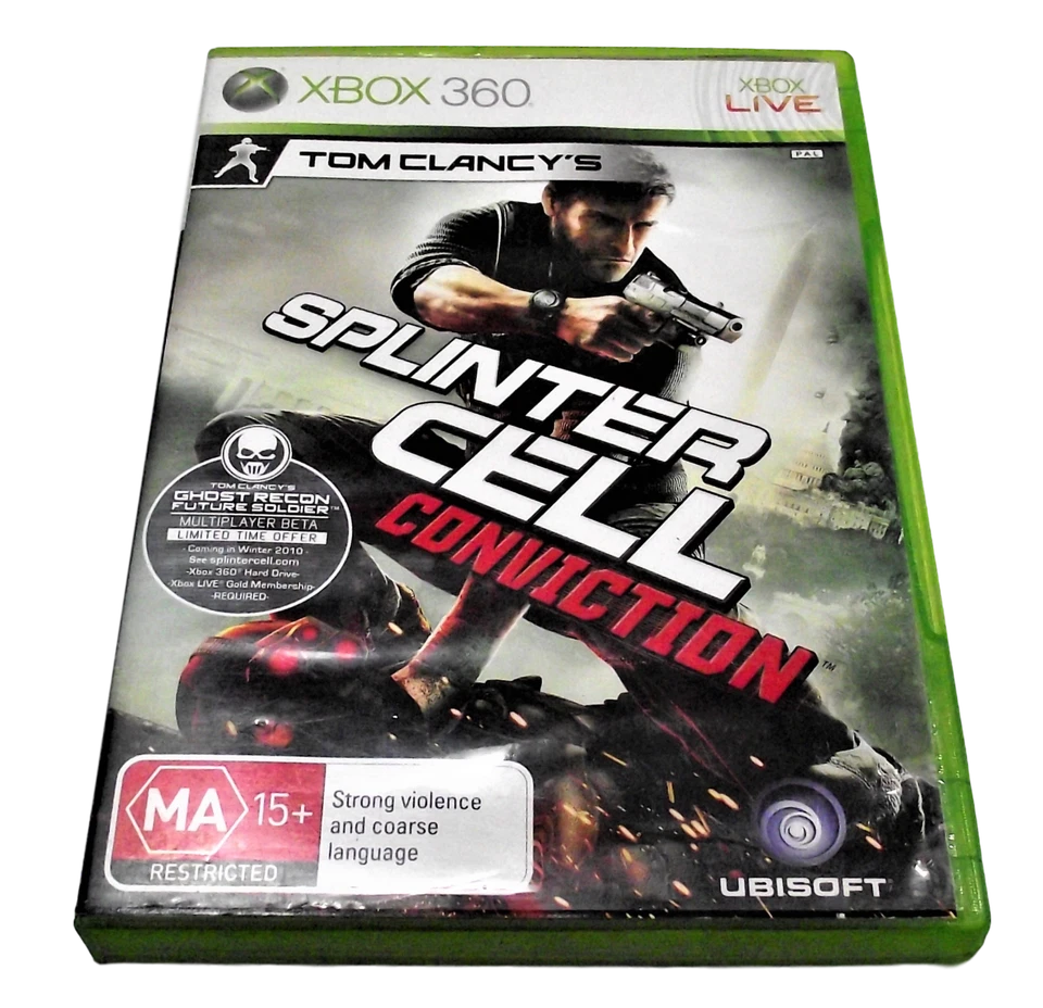 Tom Clancy's Splinter Cell: Conviction XBOX 360 PAL  - Image 1 of 1