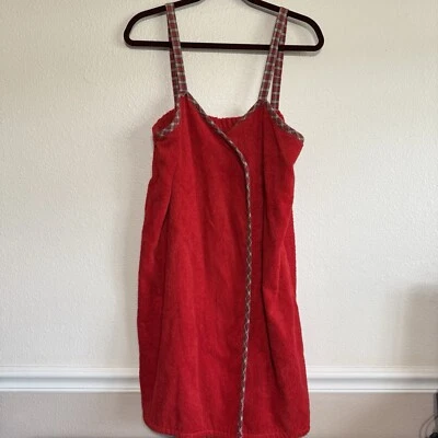 Victoria's Secret Country rojo envoltura corporal toalla baño cuerpo bata grande de colección Foto 1 de 4