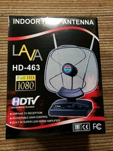 Original LAVA HD-463 Indoor HDTV Antenna, Full HD 1080, Built-In Amplifier - Picture 1 of 9