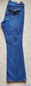 Levis 515 Damen blau Denim Boot Cut normale Passform Jeans Hose Größe 12 KURZ - Bild 1 von 5