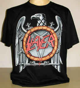 Camiseta Slayer Thrash Metal Band Eagle Logotipo Talla S M L XL 2XL 3XL XXL XXXL ¡Nueva! - Imagen 1 de 2