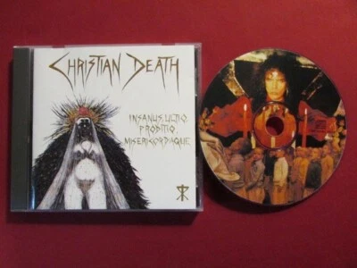 CHRISTIAN DEATH INSANUS ULTIO PRODITO MISERICORDIAQUE AUSTRIA IMPORT GOTH CD OOP - Image 1 of 4