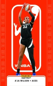 PRE-SELL A'JA WILSON 2024 WNBA PANINI INSTANT THE LOGO INSTANT CARD ACES - Picture 1 of 1