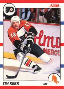 1990-91 Score Canadian Tim Kerr Philadelphia Flyers #177