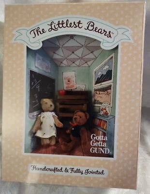 Vintage Gotta Getta GUND The Littlest Bears #7018 Sister Brother 1994 Handcrated - Image 1 of 4