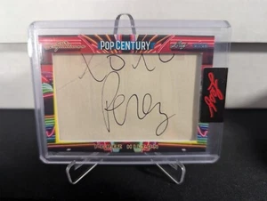 Perez Hilton 2023 Leaf Pop Century Cut Signature Autograph Card Blogger  - Picture 1 of 2