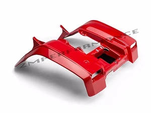NUEVO HONDA TRX 350 4X4 86 - 89 PLÁSTICO TRASERO CON GUARDABARROS INTEGRADO ROJO - Imagen 1 de 1