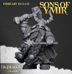 Highland Miniatures Dwarf Great Runemaster - Picture 1 of 3
