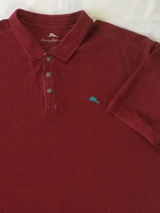 2XL Men's Tommy Bahama Polo Golf Red Short Sleeve Shirt XXL - Picture 1 of 8