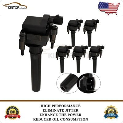 Paquete de 6 bobinas de encendido para Chrysler 300 300M 1998-2005 3,2 L 3,5 L V6 UF269 Foto 1 de 4