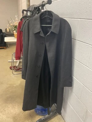 Abrigo Lana Hombre Años 40 Años 50 48 XL GRIS COLECCIÓN CRISTIANA HECHO EN ITALIA Foto 1 de 4