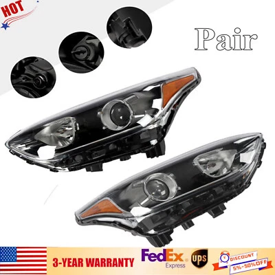 Pair Headlights Fit for KIA Forte 2019 2020 2021 Left+Right Front Headlamps Foto 1 de 4