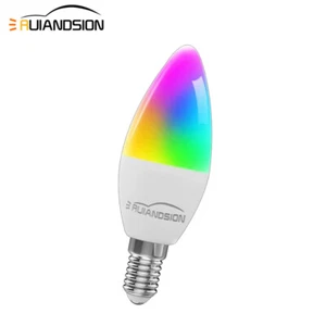 Ruiandsion E14 wifi bulb Dimmable Color changing Candelabra led bulb RGB Homeuse - Picture 1 of 10