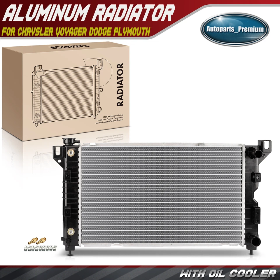 Nuevo radiador de aluminio para Chrysler Grand Voyager Town & Country Dodge Plymouth Foto 1 de 4