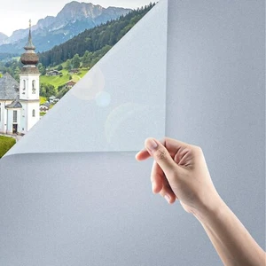 Frosted Glass Window Film Static Cling Privacy Removable Non Adhesive 44.5x300cm - Picture 1 of 14