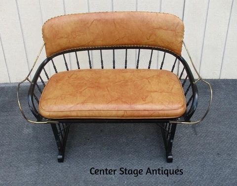 63467 Antique Country Buggy Seat Settee Chair Loveseat Cover