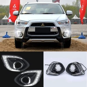 Par de luces de circulación diurna DRL para Mitsubishi ASX RVR 2013-2015 - Imagen 1 de 8