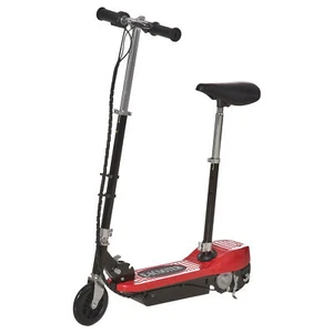 Monopattino Elettrico Pieghevole per Bambini 120W Giocattolo con Cavalletto Freno Metallo Rosso 76L x 38W - Foto 1 di 8