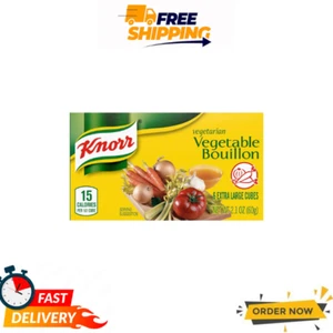 Knorr Bouillon Würfel Gemüse Geschmack 6 Stück 2,1 Unzen Suppengewürz - Bild 1 von 7