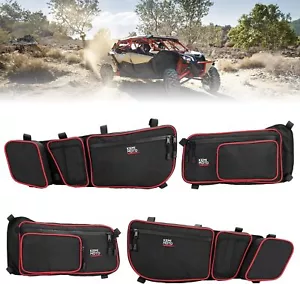 Bolsas de puerta de almacenamiento laterales delanteras y traseras para Can Am Maverick X3 Max Turbo 2017-2025 - Imagen 1 de 23