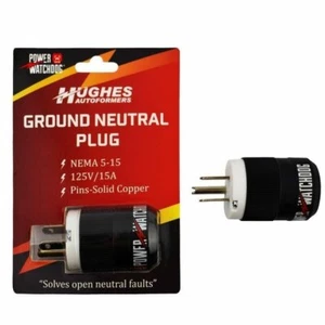Casa rodante Hughes Autoformers Power Watchdog enchufe unido neutro tierra 125 V listada por UL - Imagen 1 de 1