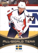 2010-11 (CAPITALS) Upper Deck All World Team #AW8 Nicklas Backstrom