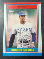 1989 Topps UK Mini's Baseball #71 Ruben Sierra *BUY 2 GET 1 FREE*
