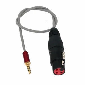Audio Stereo Output Special Cable XLR 3Pin Female to 1/8 3.5mm TRRS 4-Pole Male - Picture 1 of 5