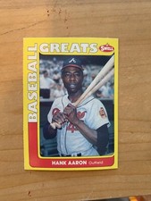 1990 SWELL GREATS HANK AARON BASEBALL CARD  #102