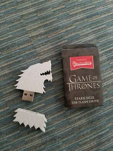 Game of Thrones Official House Stark Sigil Direwolf USB Stick HBO 4GB Wolf - Bild 1 von 1