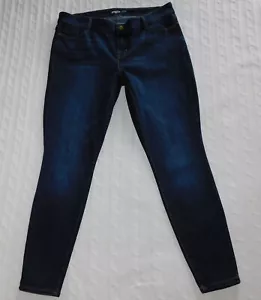 Pantalones de mezclilla cian ROCKSTAR SUPER SKINNY ― Talla 16 Plus ― #BU27 - Imagen 1 de 5