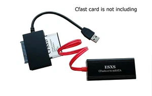 CFast 2.0 to mSATA SSD Adapter Converter with CFast 2.0 USB 3.0 Card Reader - Picture 1 of 12