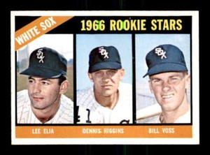 1966 Topps #529 Lee Elia/Dennis Higgins/Bill Voss Rookie Stars NM/NM+ X2925603